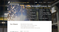 Desktop Screenshot of globemfg.net
